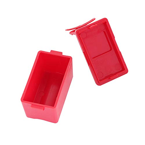 Treehobby 5Pcs Plastic Rc Mini Tool Set/Fishing Box/Medical Chest/Refrigerator/Fuel Tank/Tool Case Compatible With Traxxas Trx4 Axial Scx10 1/10 1/8 Rc Crawler Climbing Car Simulation Decoration(Red) #TOP2