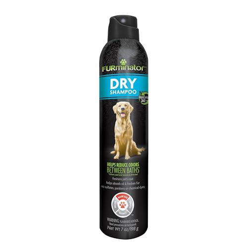 FURminator Dry Shampoo, Helps Reduce Odors Between Baths, 7 oz