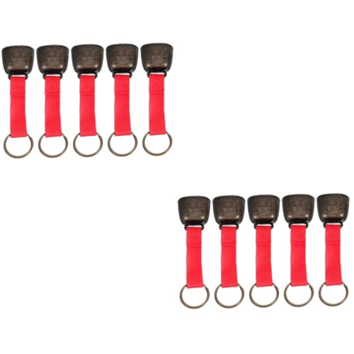 ifundom 2sets Loud Bear Bell Emergency Bear Protection Bell for Hiking Biking Climbing Bright Color with Sound for 5pcs*2