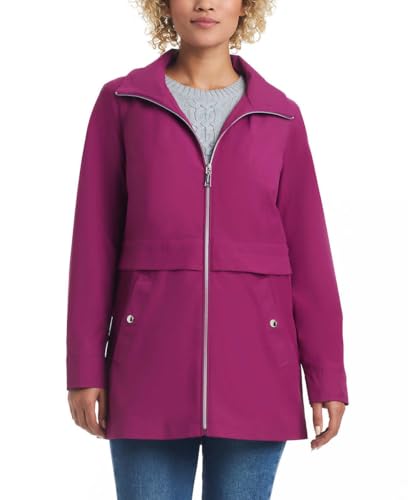 Veste de pluie légère imperméable femme manteau coupe-vent mi-saison