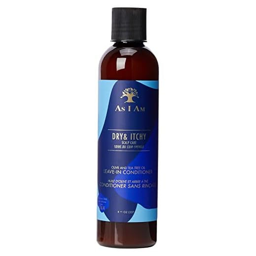 As I Am Dry & ITCHI Scalp Care Leave-IN Conditioner 237ML, Negro, Estandar