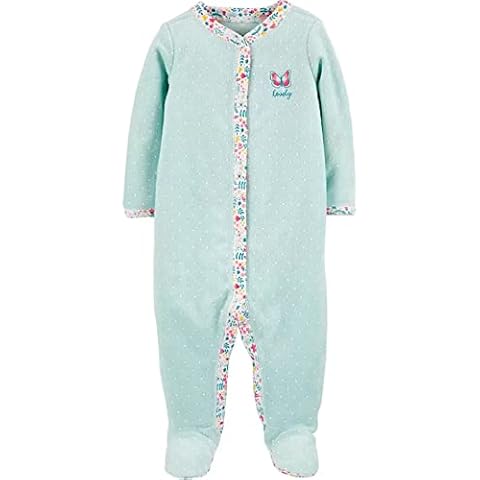 Carter's Baby Girls' Terry Sleepsuit with Butterfly Cover