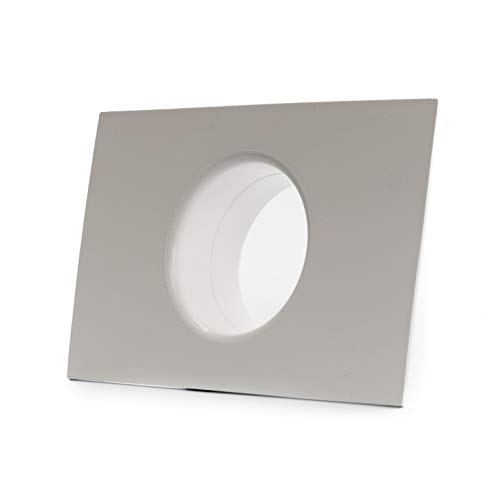 Vent Systems 4\" inch Air Vent Duct Connector Flange Straight Ventilation Pipe Plastic Ducting Connector Plate for Cooling Heating Ventilation System HVAC 4\" inch