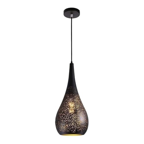 Luminaire marocain noir en fer Ceilihangilight lustre turc réglable
