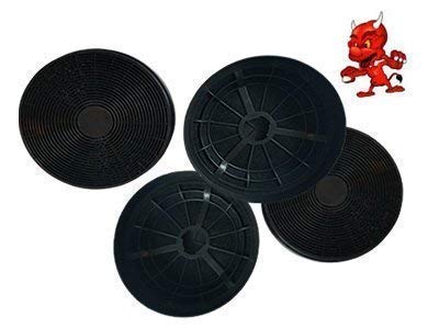 4 filtres à charbon actif et graisse pour hotte PKM 9040/60B 6036z 9085z