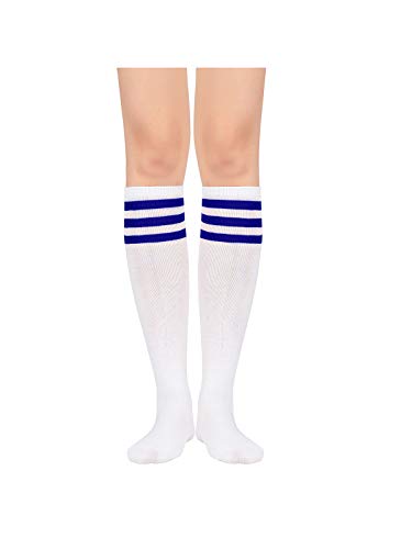 Image of Century Star Knee High Socks for Women Long Tube Socks with Stripes