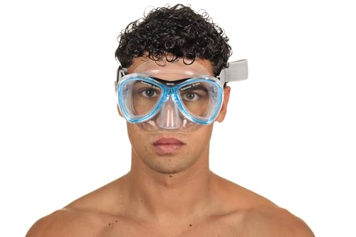 SEAC Amalfi, Snorkeling Mask with Fabric Strap, Double Lens, Silicon Skirt by SEAC - Image 2