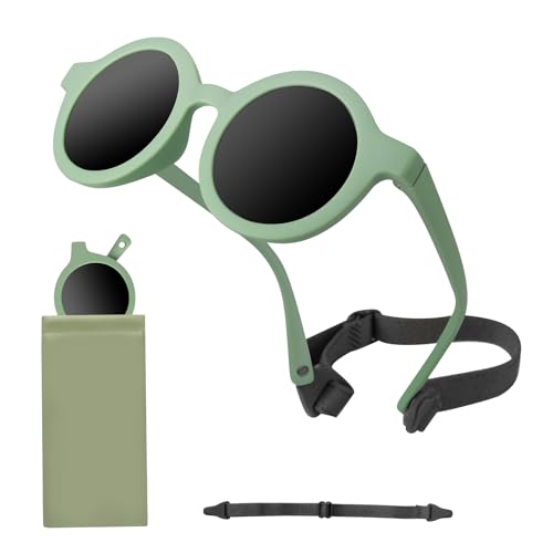 Polarisierte Baby Sonnenbrille, Sonnenbrille Baby 0-36 Monate UV400-Schutz,...