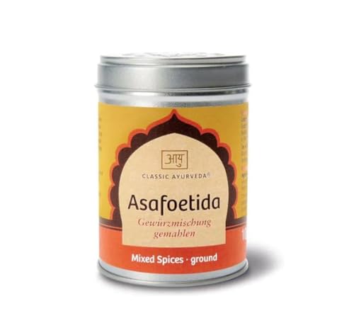 Classic Ayurveda Asafoetida Gewürz - 100 g - Asant, Hing – der perfekte Knoblauchersatz...