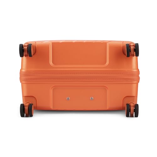 Image of Skybags Polypropylene Skylite Check-in Trolley Bag, 77cm | Large Hard-Sided Luggage for Travel with Smooth 8-Spinner Wheel & TSA Lock | 5-Year International Warranty - Orange