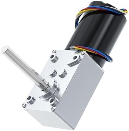 24Vシングル80RPM 5840-3650タービンワーム減速電子スターターシングルロング軸前進および後進