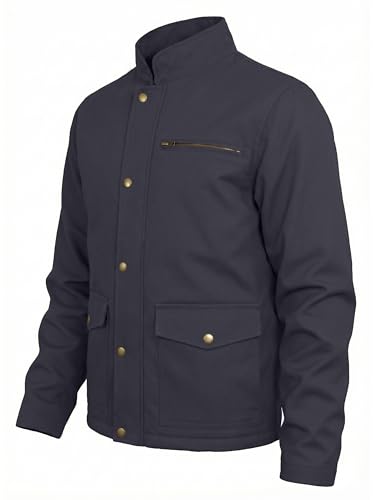 Image of URBAN BUCK Concealed Carry Jacket Men Insulated Heavy-Duty Tactical Sherpa Stealth Jacket with Pockets
