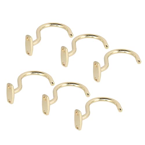 Tachiuwa 6 Pieces 90mm Billiard Table Accessory Pool Cue Hanger Rack Hook