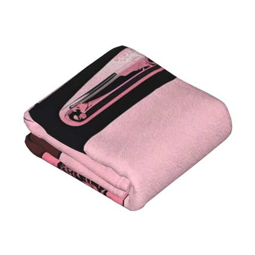 Couverture rose vintage machine à coudre | Idée cadeau idéale pour passionnés de couture - 3