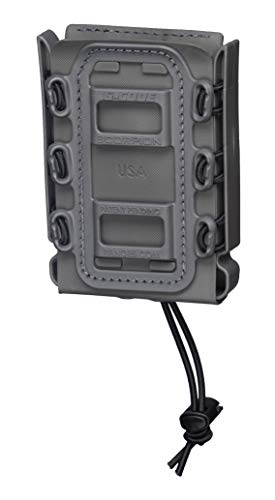 G-CODE Rifle Soft Shell Scorpion Mag Carrier with D3 Belt Loop (Grey Frame/Grey Shell)