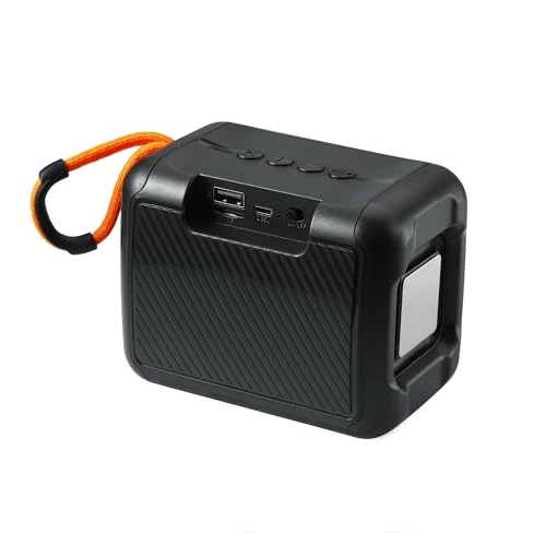Image of MZ M408SP (Portable Bluetooth Speaker) Dynamic Thunder Sound, in Built RGB Light 5 W Bluetooth Speaker (Red, Stereo Channel)