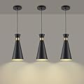 2026 New 3 Pack Pendant Lights Kitchen Island Black Gold, 5.9" Mini Modern Island Lights for Kitchen Pendant Light fixtures Adjustable Hanging Small Farmhouse Kitchen Island Lighting for Sink Bar