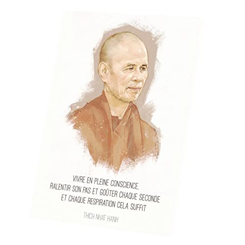 Citation Spiritualité Thich Nhat Hanh poster pour retrouver la paix intérieure
