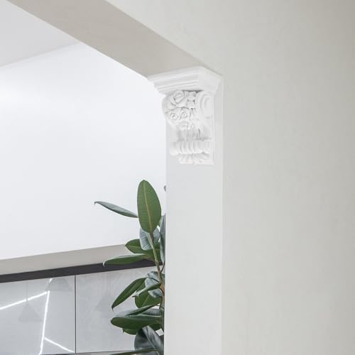Ménsulas Decorativas blancas de poliuretano para decoración de techos 7