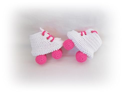 Crochet Baby Roller Shoes, Newborn Sport Shoes, Baby Shower Gift, Baby Booties (6-9 months)4