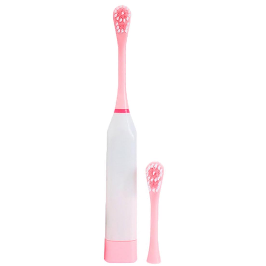 Cepillo de dientes eléctrico profesional para perros, tecnología ultrasónica, elimina el mal aliento y el sarro, ideal para perros y gatos pequeños, medianos y grandes, color rosa.