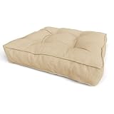 ✅ COMFORT OTTIMALE E DESIGN LOUNGE: Il formato 60x60x10 cm offre una seduta stabile e ultra comoda. Perfetto per sedie da esterno, set da giardino o divanetti in rattan, migliora il relax grazie allo spessore di 10 cm che assicura un supporto eccellente anche per sedute prolungate.
