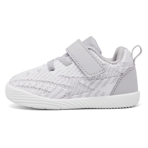 Image of MORENDL Toddler Sneakers Baby Boys & Girls Barefoot Shoes Lightweight Breathable Walking Running Tennis Athletic Sport Shoes