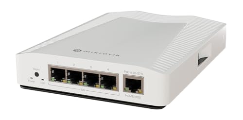 MikroTik (CRS304-4XG-IN) 10 Gigabit Ethernet Switch with 4X Ports