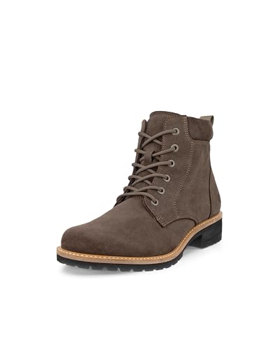 ECCO Femme Elaina Rangers en cuir nubuck noir pour un confort quotidien