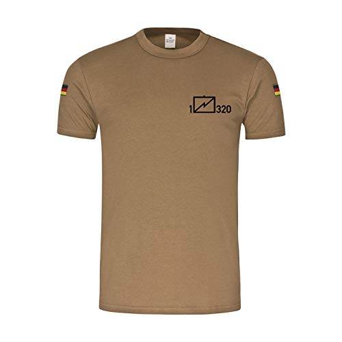 T-shirt BwTropen militaire allemand vert XL avec emblème tactique #35626