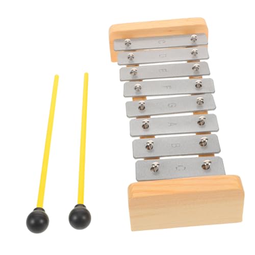 Xylophone notes avec maillets pour l'éveil musical préscolaire