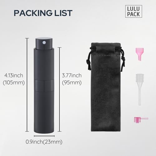 Lulupack 8ml Perfume Atomizer, Cologne Travel Spray Bottle, Refillable Portable Sprayer - Image 4