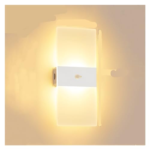 Eclairage de chevet et escalier sans fil LED rechargeable en acrylique