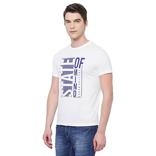 Image of Duke Stardust Men Half Sleeve Cinnamon Cotton T-Shirt