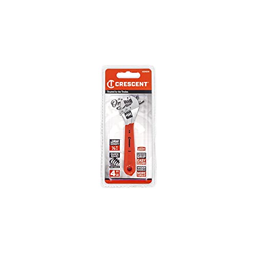 Crescent 4" Adjustable Cushion Grip Wrench - Carded - Ac24Cvs #TOP7