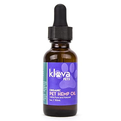 Klova Pets Hemp Oil for Dogs and Cats Hemp Oil Drops with Omega
