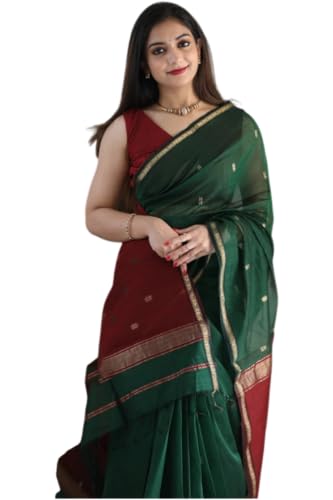 Image of Flosive inchFestive Bloom Blue Banarasi Silk Saree with Elegant Jacquard Floral Motifs inch