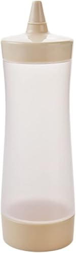 Miniatura 6 de UPKOCH Dispensador de salsa de ensalada, 3 unidades, botellas de salsa de plástico para apretar, botellas de condimento, tapa de ketchup para