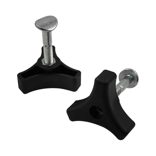 Lerpwige Tuerca triangular para cortacésped, fijación de tornillo antideslizante, inoxidable, herramienta de jardín, accesorios para cortacésped, tornillos de mango