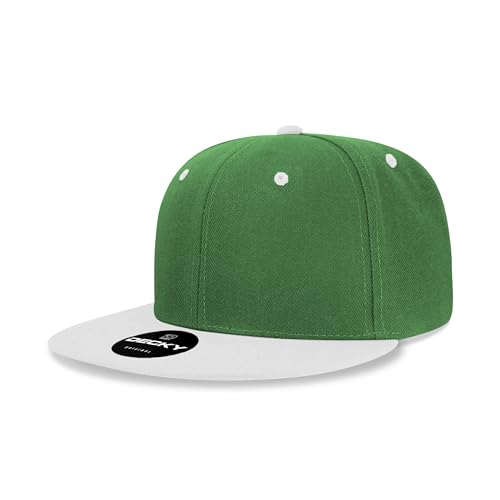 Casquette Snapback acrylique et polyester Decky Multi aux finitions haut de gamme et rigides