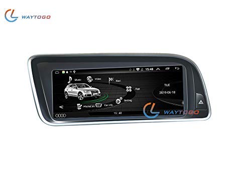 Waytogo 10.25Inch Android 7.1 Quad Core Auto Radio for Audi Q5 A4l 2009 2010 2011 2012 2013 2014 2015 2016 2017 Car Stereo GPS Navigation WiFi 3G RDS Mirror Link FM AM