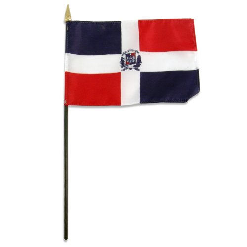 US Flag Store Dominican Republic Flag, 4 by 6-Inch