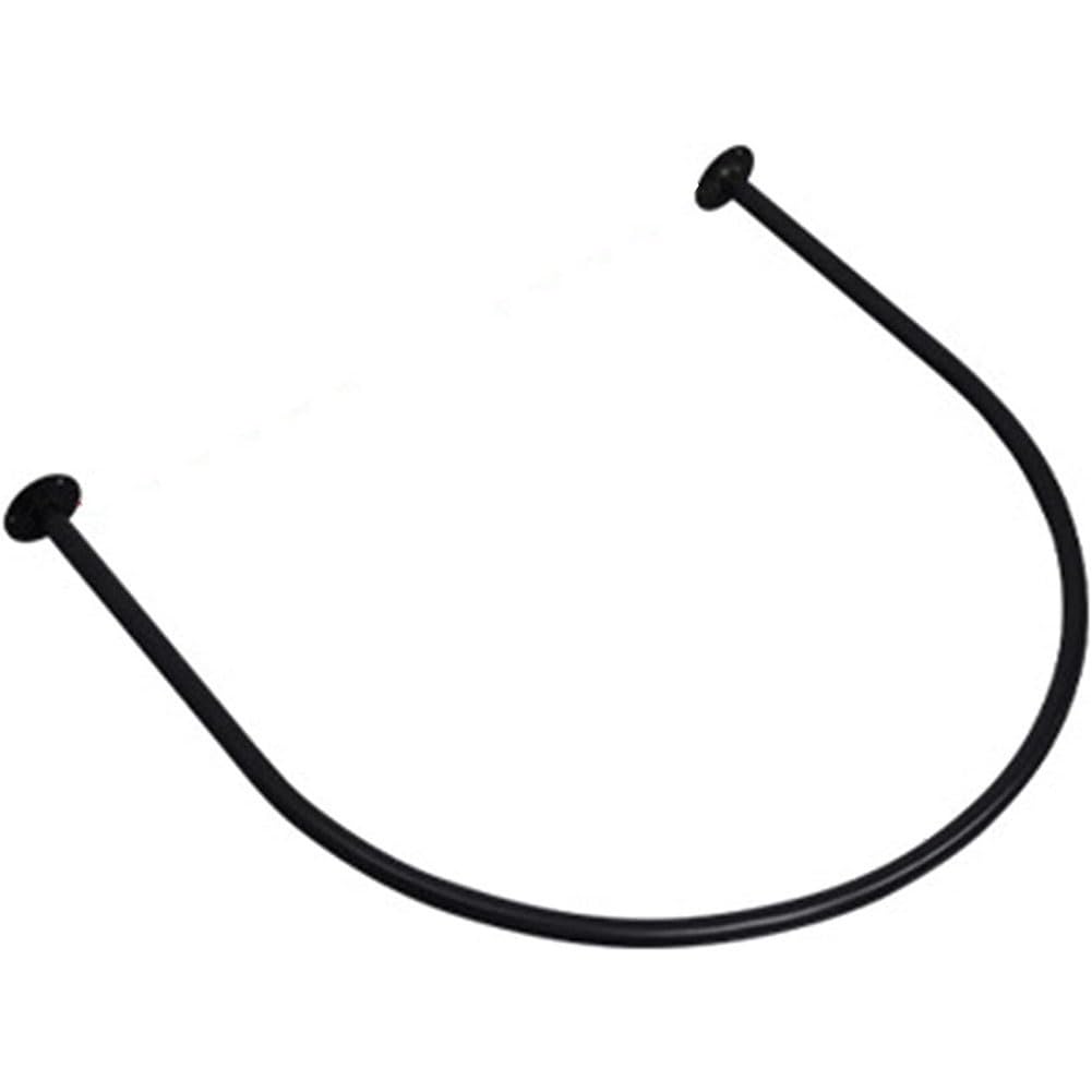 Tringle à rideaux en U en métal durable au design mural élégant pour dressing