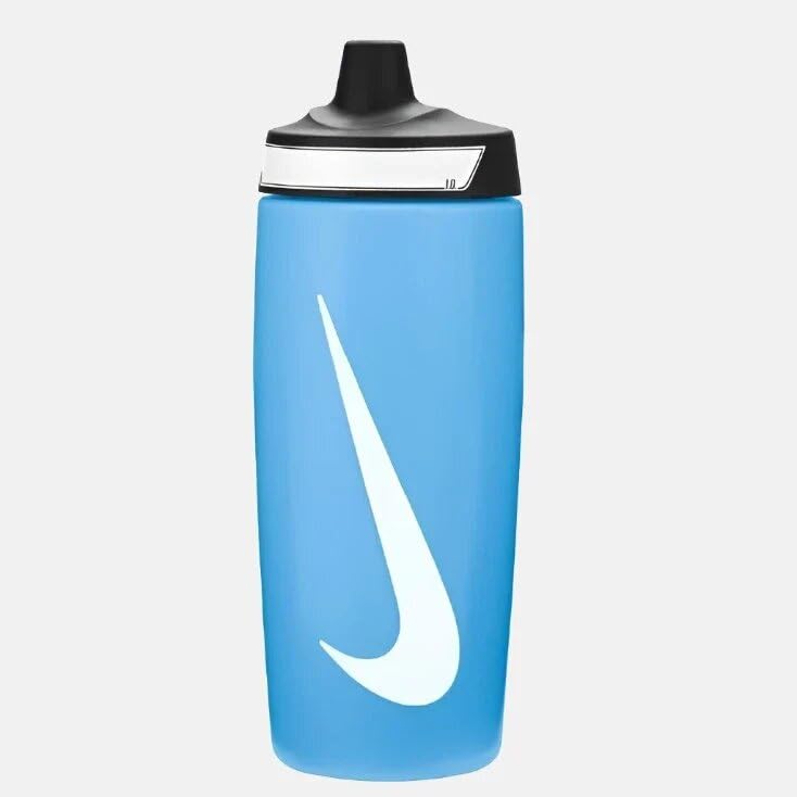 Nike Refuel Water Bottle Baltic Blue Black White 530 Ml