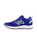 New Balance Fresh Foam 650 V1 Bungee Lace with Top Strap Running Shoe, Team Royal/Bleached Lime Glo, 4 US Unisex Big Kid