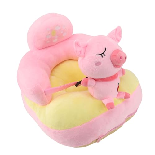 Haofy Seat Learning to Sit, Lightweight Portable, with Function for Music, Stories (Roseate Pig)