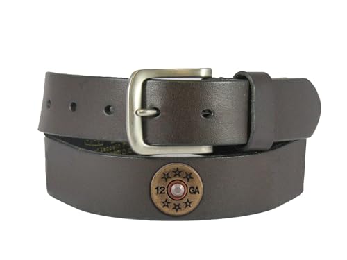 Leather Belt with Shotgun Concho by ZEP-PRO