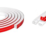 Wire Organizer Trapezoid Cable Concealer Manage Self-Adhesive Electric Wire Slot Hider Floor Covers Durable(White)