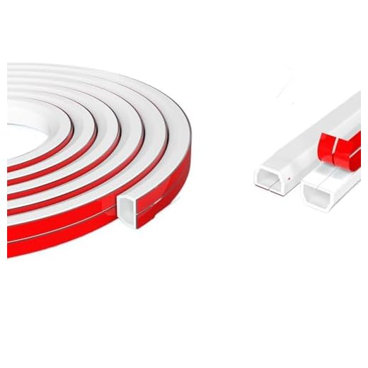 Wire Organizer Trapezoid Cable Concealer Manage Self-Adhesive Electric Wire Slot Hider Floor Covers Durable(White)