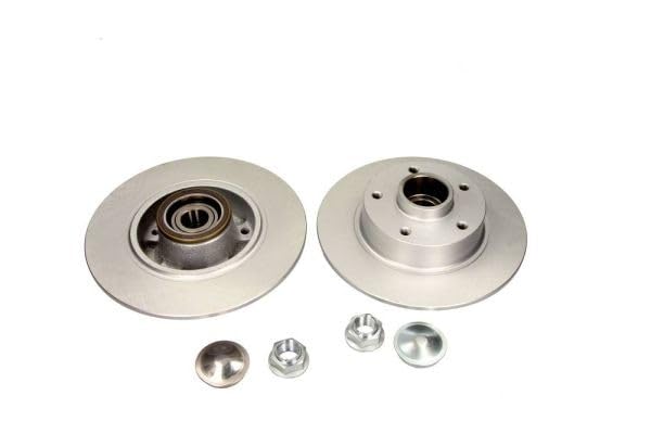 2x QUARO Disco de freno QD6271 eje trasero, hinten